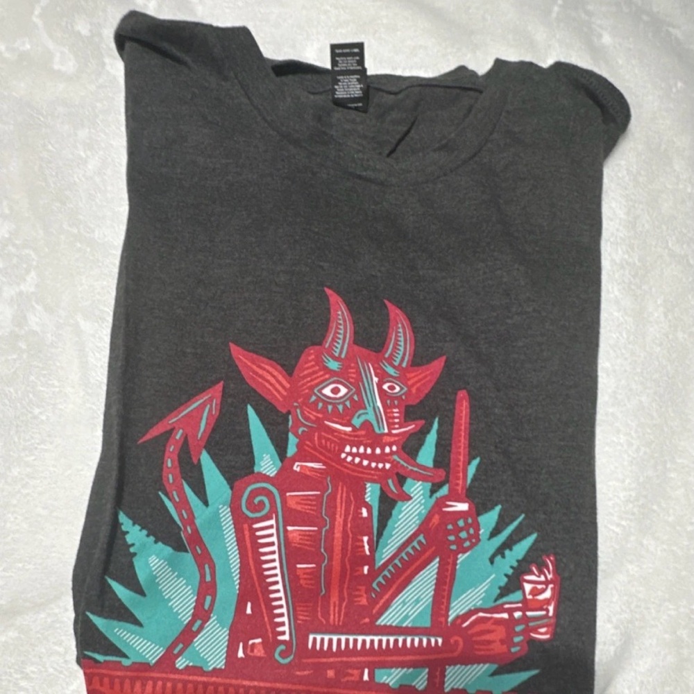 Jose Cuervo Devil's Reserve Raise a Little Hell Gray Distillery T-Shirt